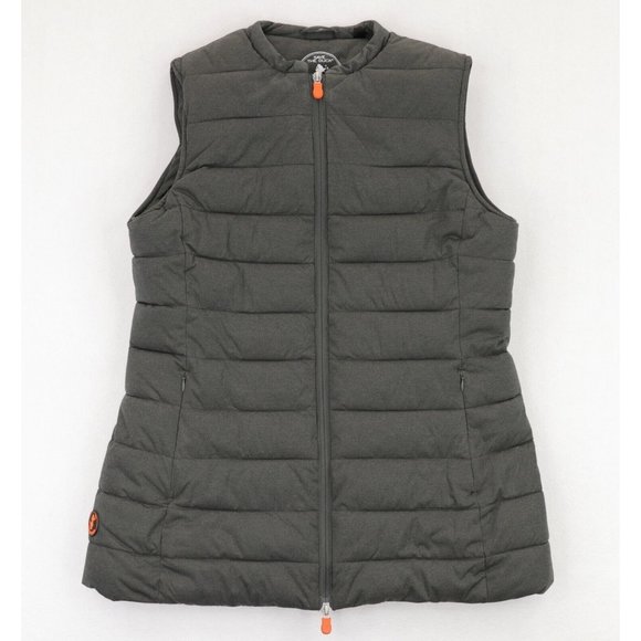SAVE THE DUCK Jackets & Blazers - Save the Duck Full Zip Puffer Vest Women's Size 2/US Medium Gray